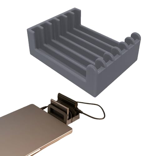 for Samsung SSD/T5/T7/T7/T9 Holder Organizer Stand Solid State Drive Organizer, Vertical Space-Saving Organizer with Non-Slip Base, Non-Slip Base (Gray)